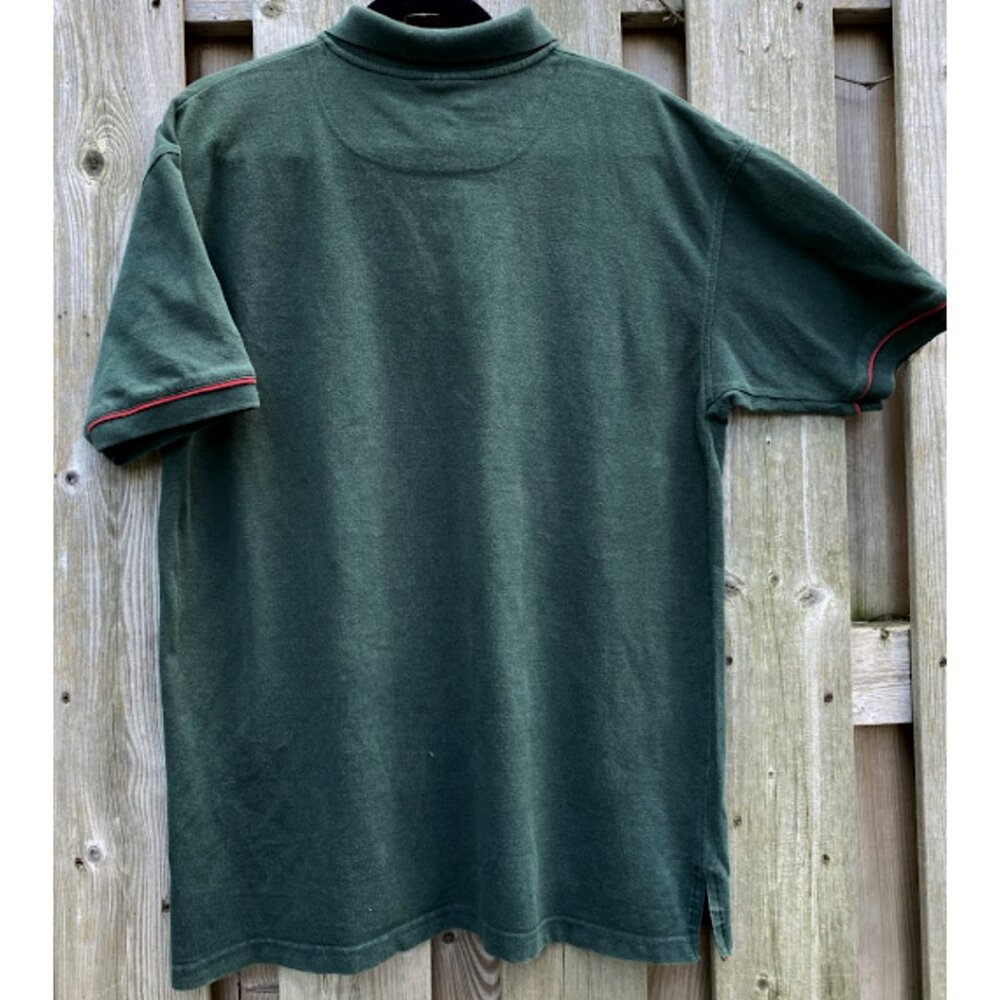 Vintage 90s Jaguar Racing Polo Formula 1 Car Red Green - Picture 3 of 6